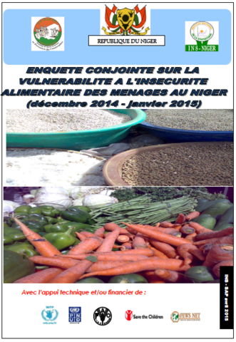 Niger - Enquete conjointe sur la vulnerabilite a l'insecurite alimentaire des menages, April 2015