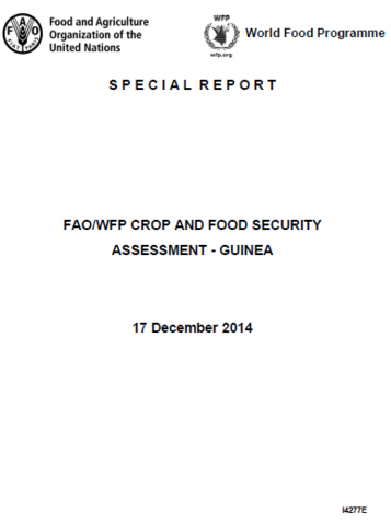 Guinea - FAO/WFP Crop and Food Security Assessment, December 2014