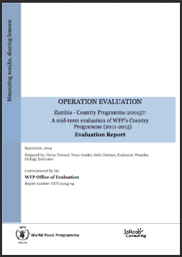 Zambia CP 200157 (2011-2015): A mid-term Operation Evaluation